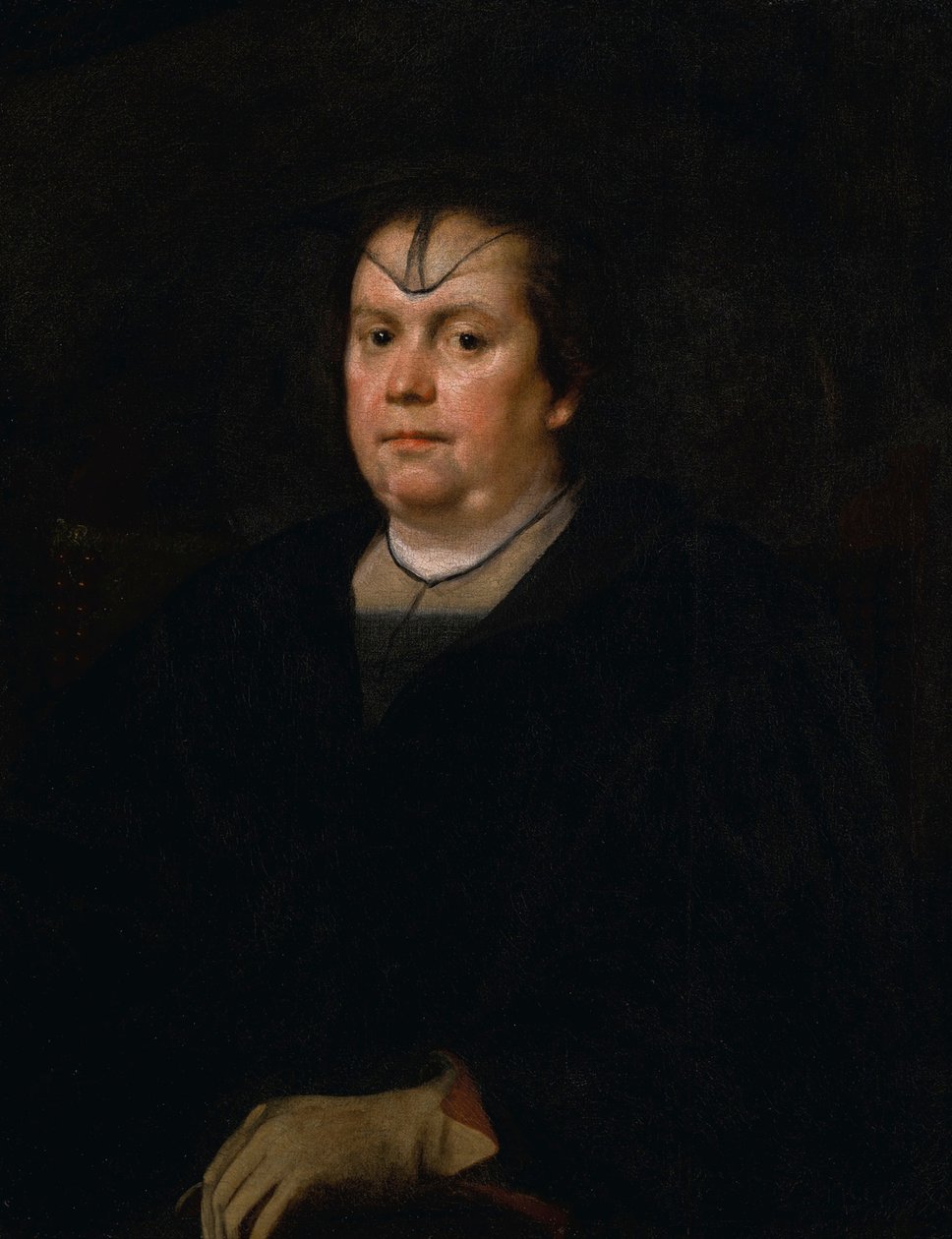 Portræt af Olympia Maidalchini Pamphlet 1591-1657, 1649-1 af Diego Velázquez