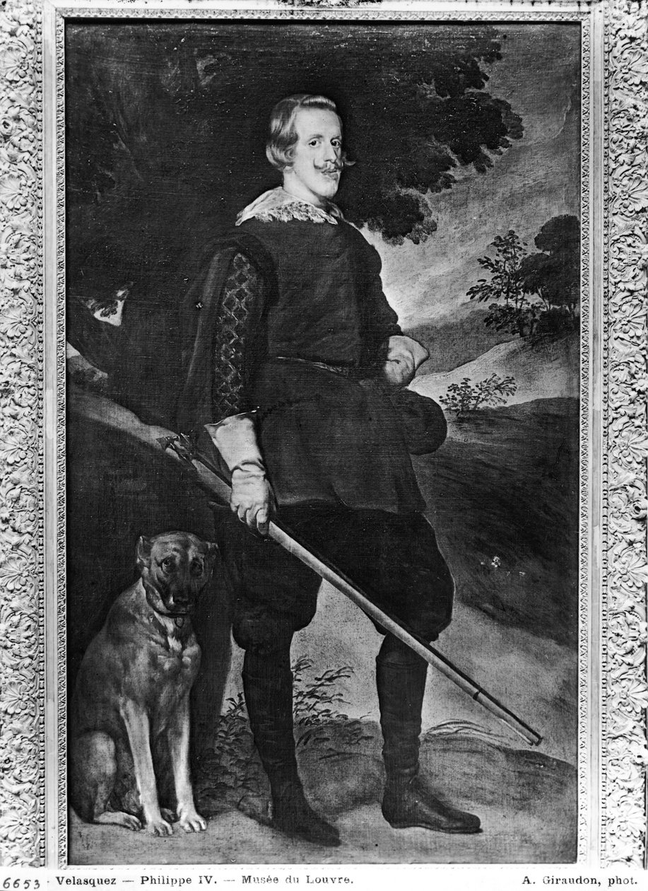 Portræt af Filip IV (1605-65) Konge af Spanien som en jæger, 1632-36 af Diego Velázquez
