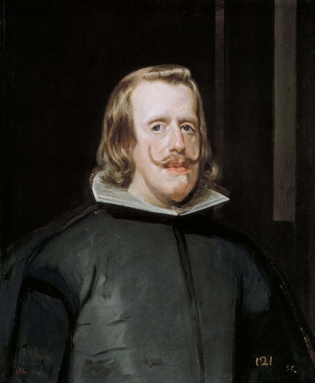 Portræt af Filip IV af Spanien, ca. 1653 af Diego Velázquez