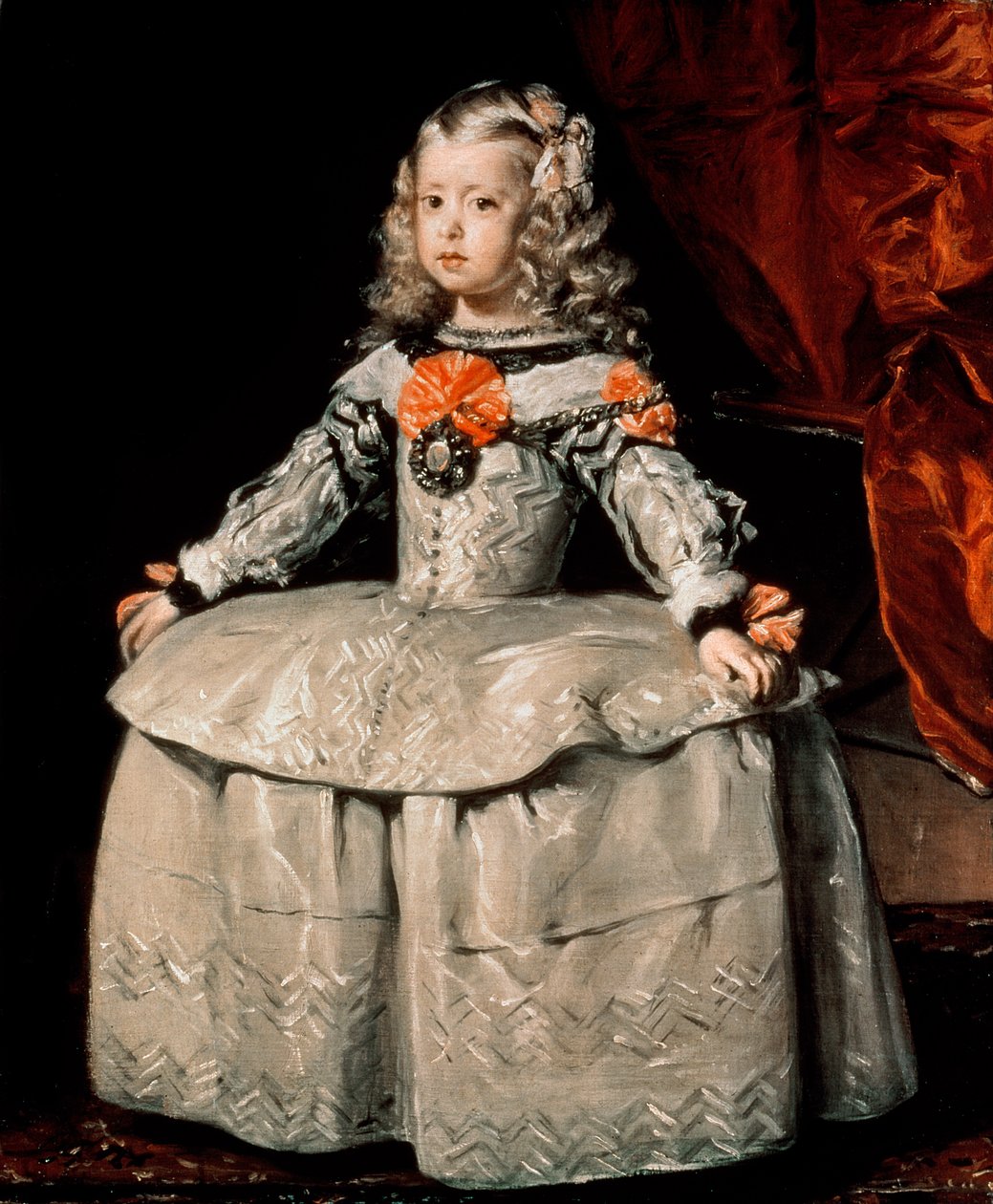 Portræt af Infanta Margarita (1651-73) i alderen fem, 1656 af Diego Velázquez