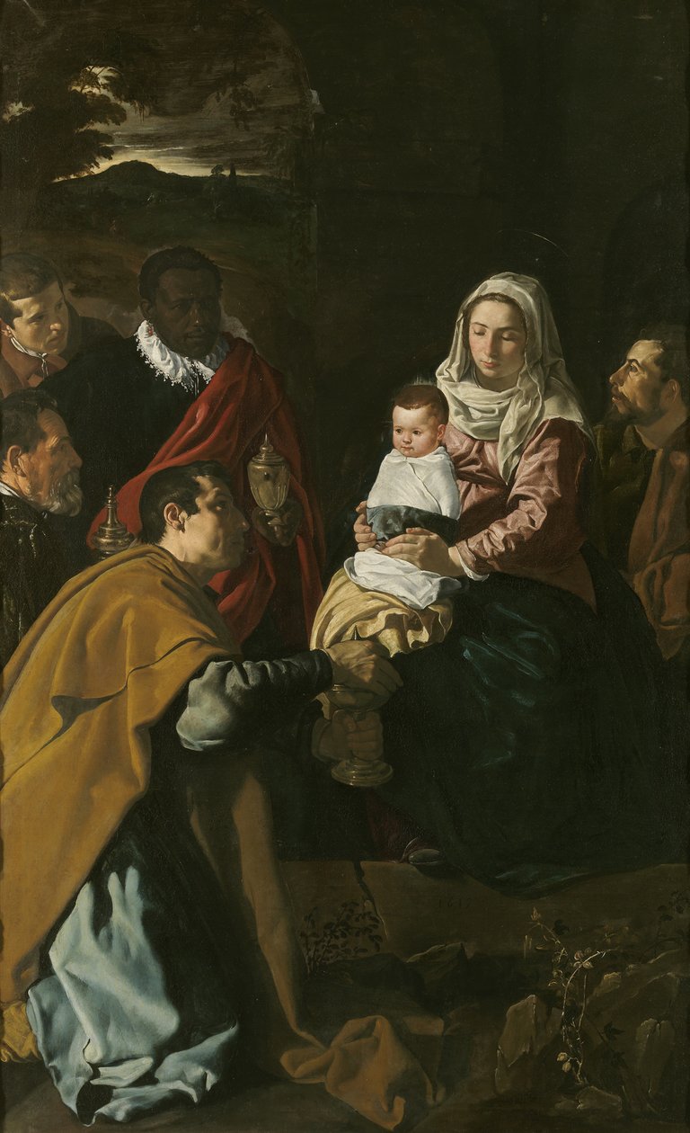 Magiernes tilbedelse, 1619 af Diego Velázquez