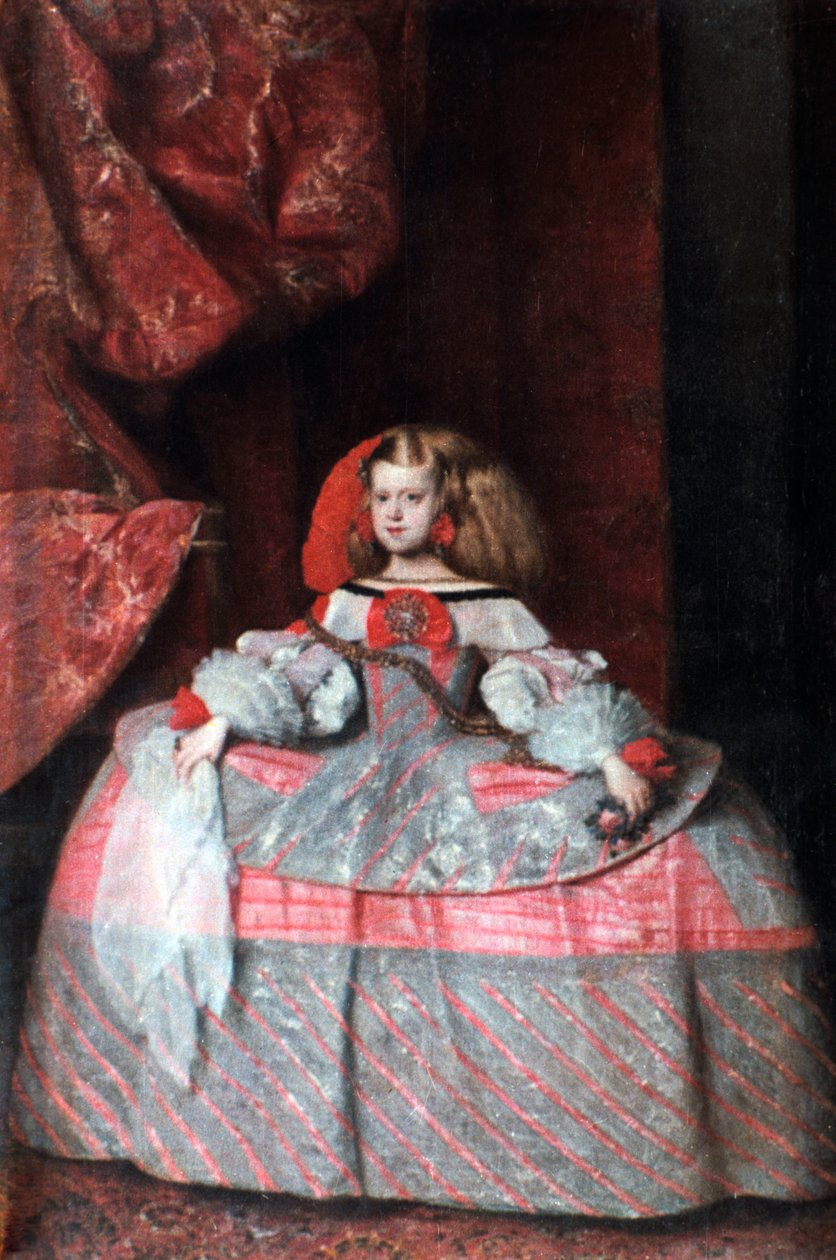 Infanta Don Margarita af Østrig, c1660. af Diego Velázquez