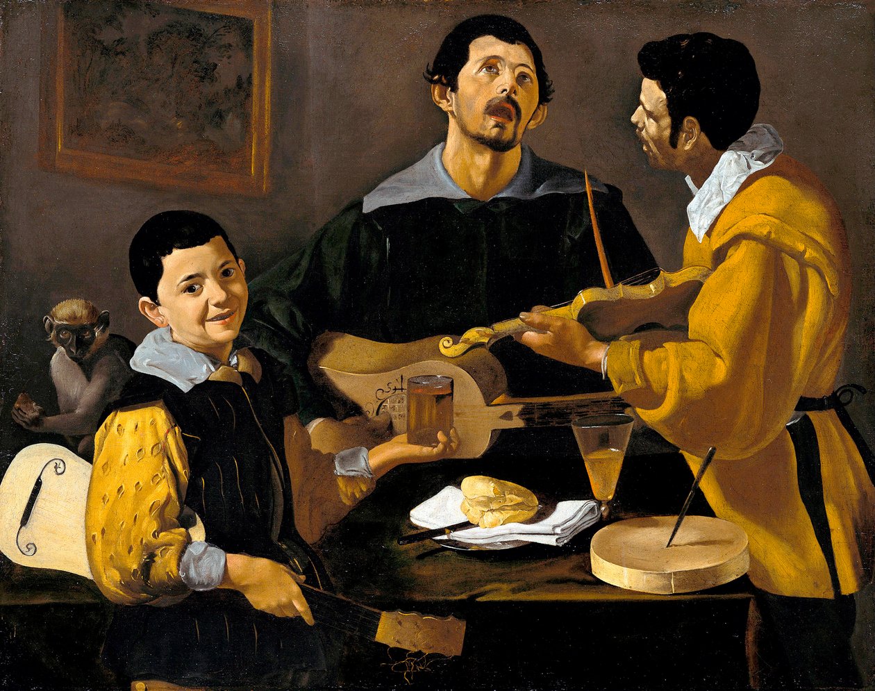 De tre musikere, ca 1616 af Diego Velázquez
