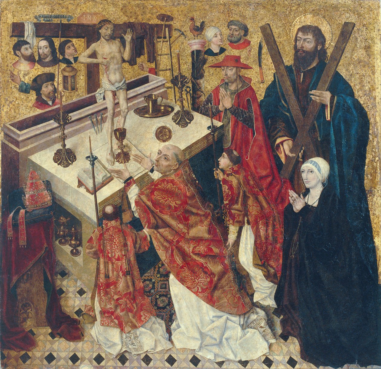 Messen for Sankt Gregorius af Diego de la Cruz
