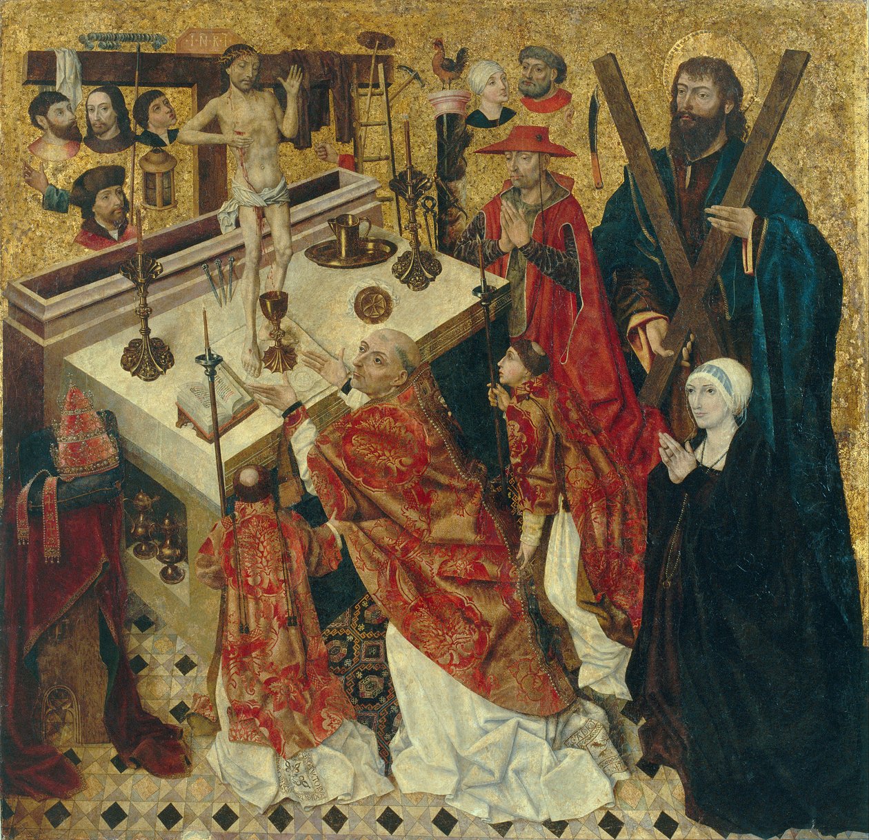 Messen for Sankt Gregorius af Diego de la Cruz