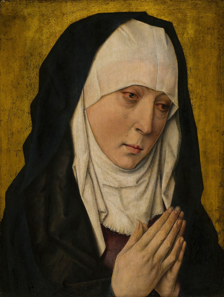 Mater Dolorosa Sorrowing Virgin, 14801500 af Dieric Bouts the Younger