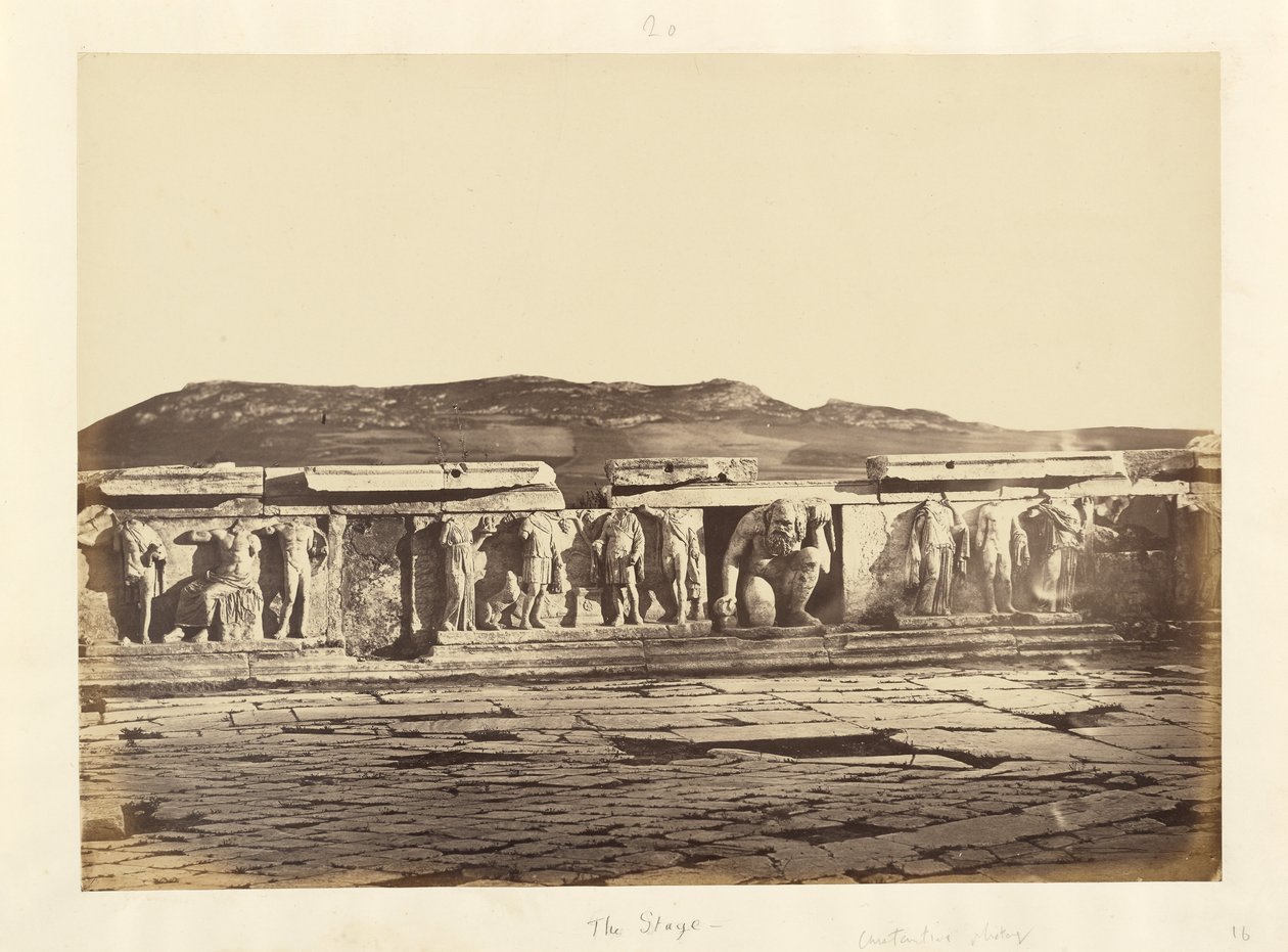 Græsk studie, scenen af Dimitrios Constantin
