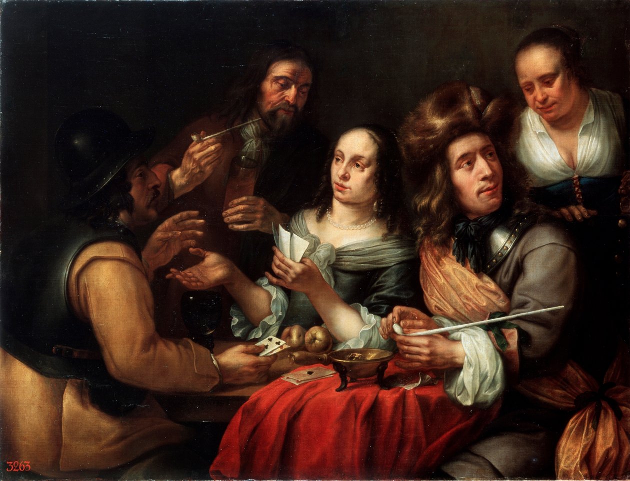 Kortspil, 1600-tallet af Dingeman van der Hagen