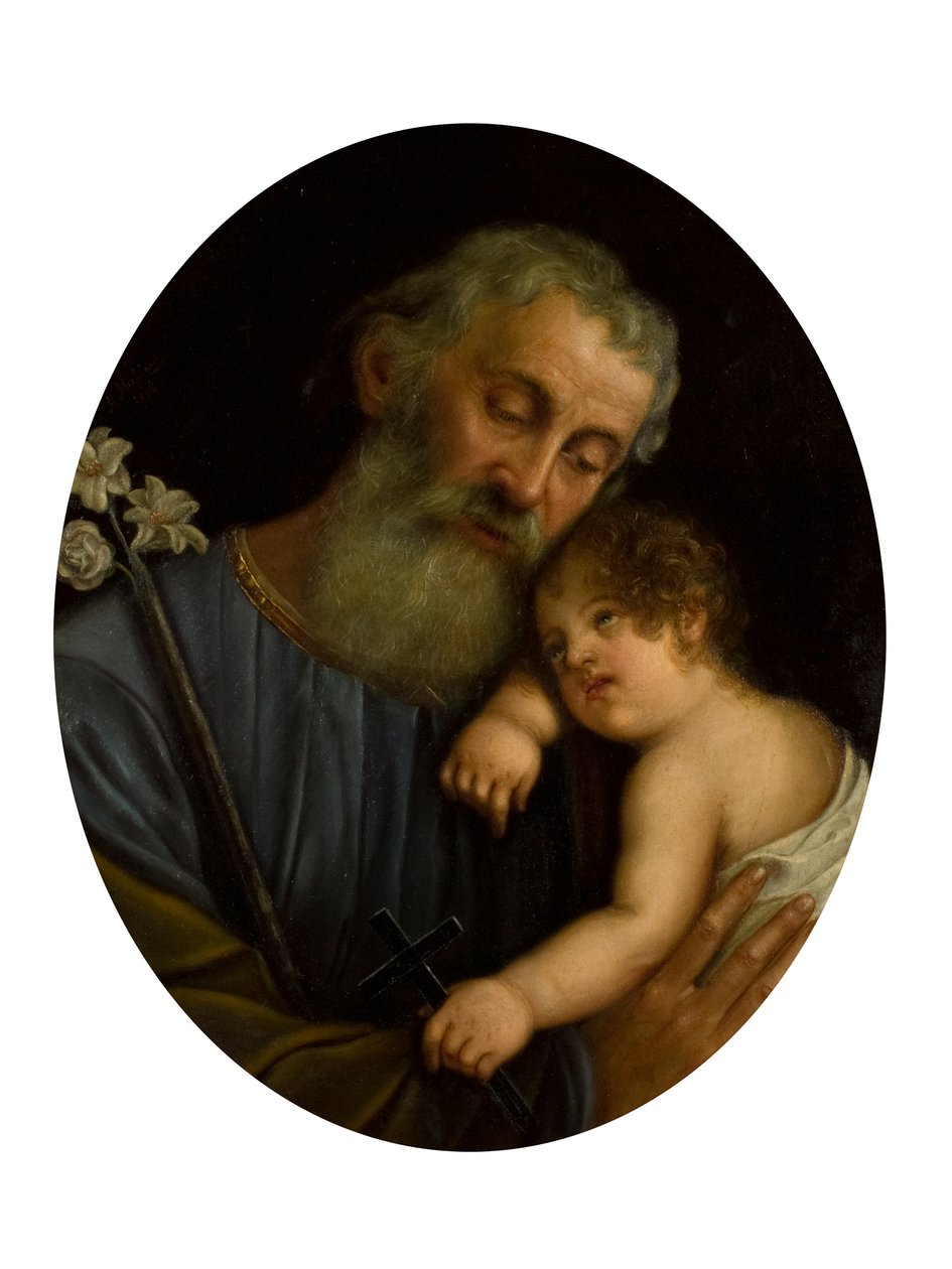 Joseph og barn af Diodato Massimo