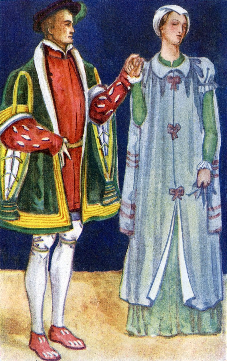 Pars kostume under Edward VI (1547-1553) af Dion Clayton Calthrop