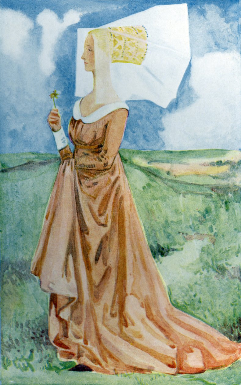 Kvindekostume under Richard III (1483-1485) af Dion Clayton Calthrop