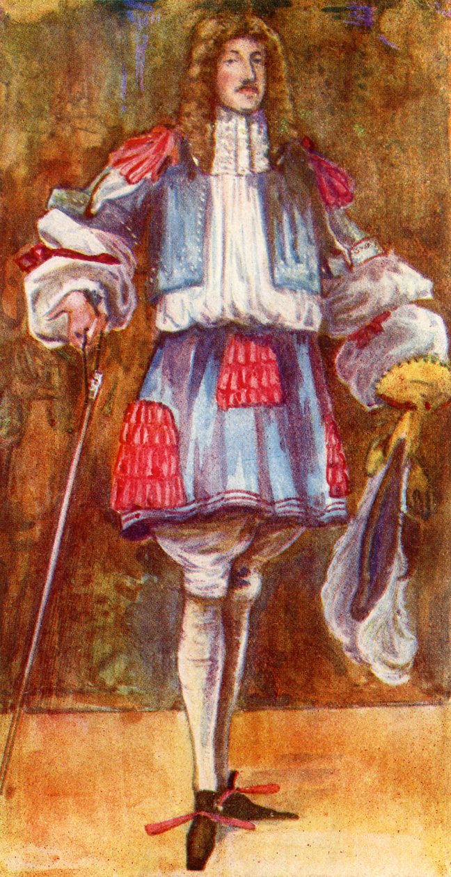Mandsdragt under Charles II (1660-1685) af Dion Clayton Calthrop