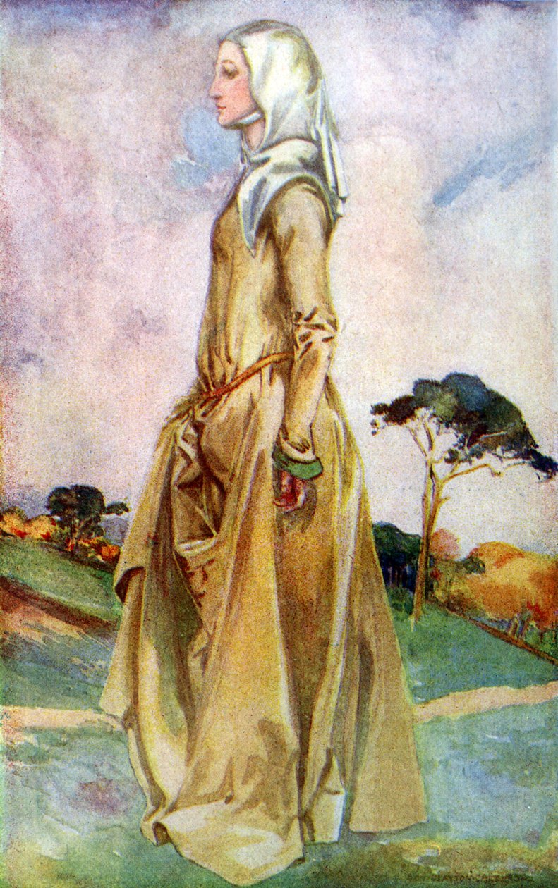 Kvinders kostume under Henrik II (1154 -1189) af Dion Clayton Calthrop