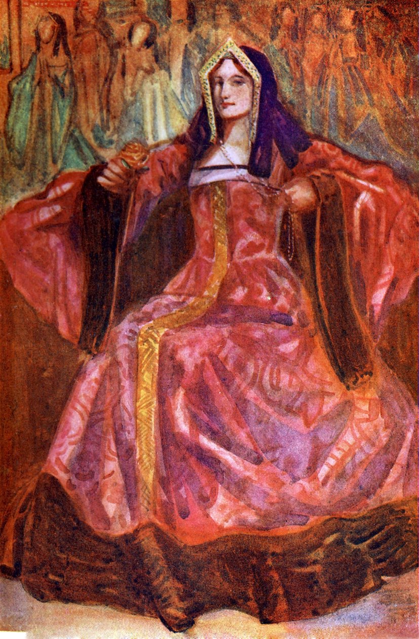 Kvindekostume under Henry VII (1485-1509) af Dion Clayton Calthrop