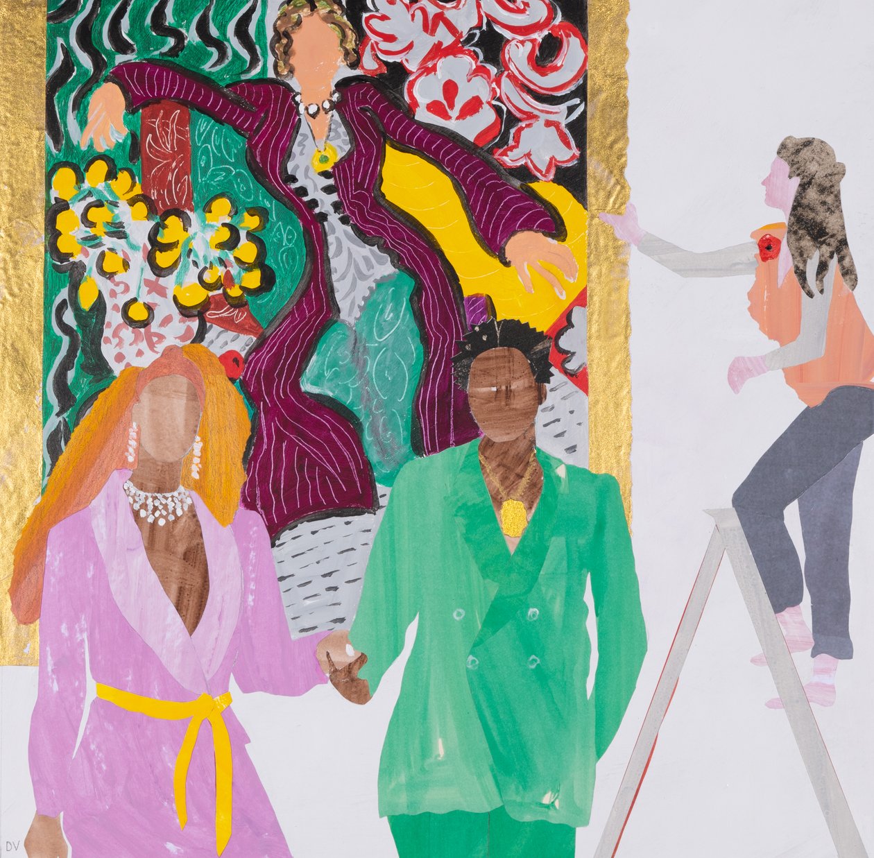 Glamour, 2020 (collage) af Dione Verulam