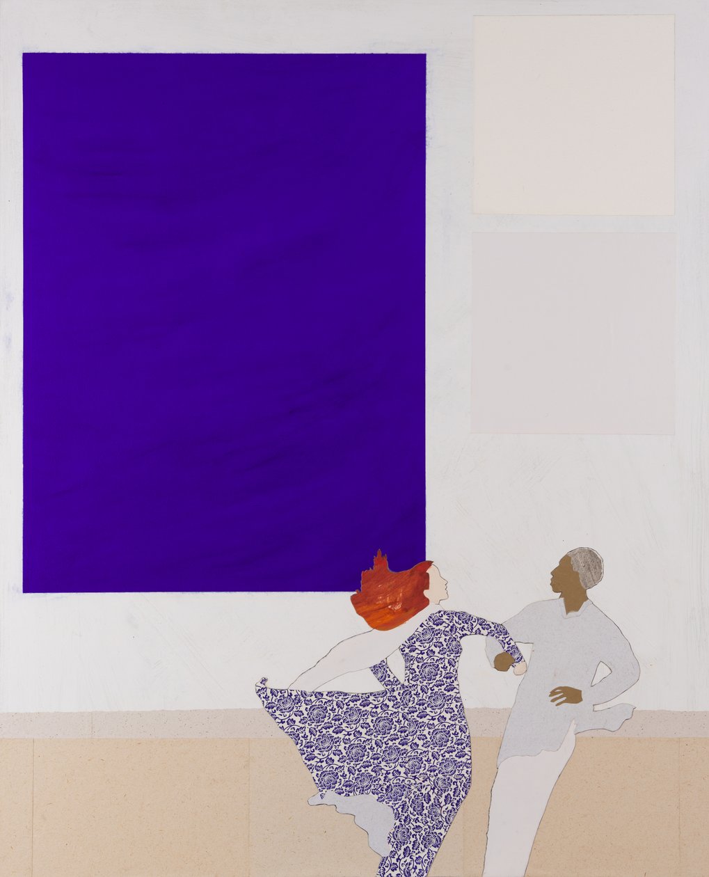 Klein inspirerer til dans, 2020 (collage) af Dione Verulam