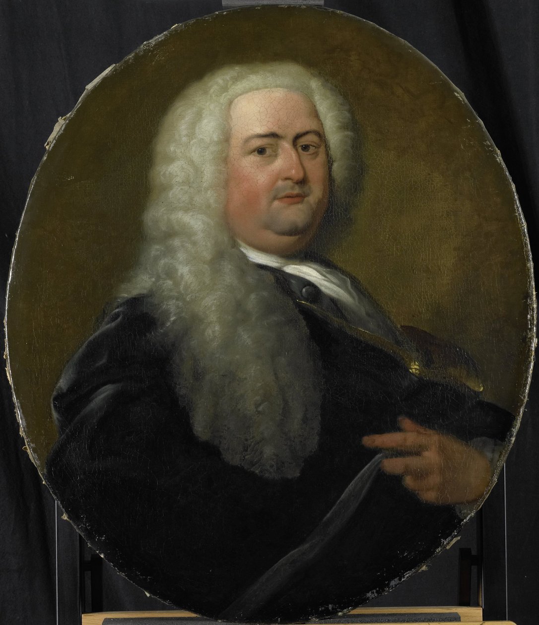 Portræt af Adriaen Paets, direktør for Rotterdam Chamber of the Dutch East India Company, valgt 1734 af Dionys van Nijmegen