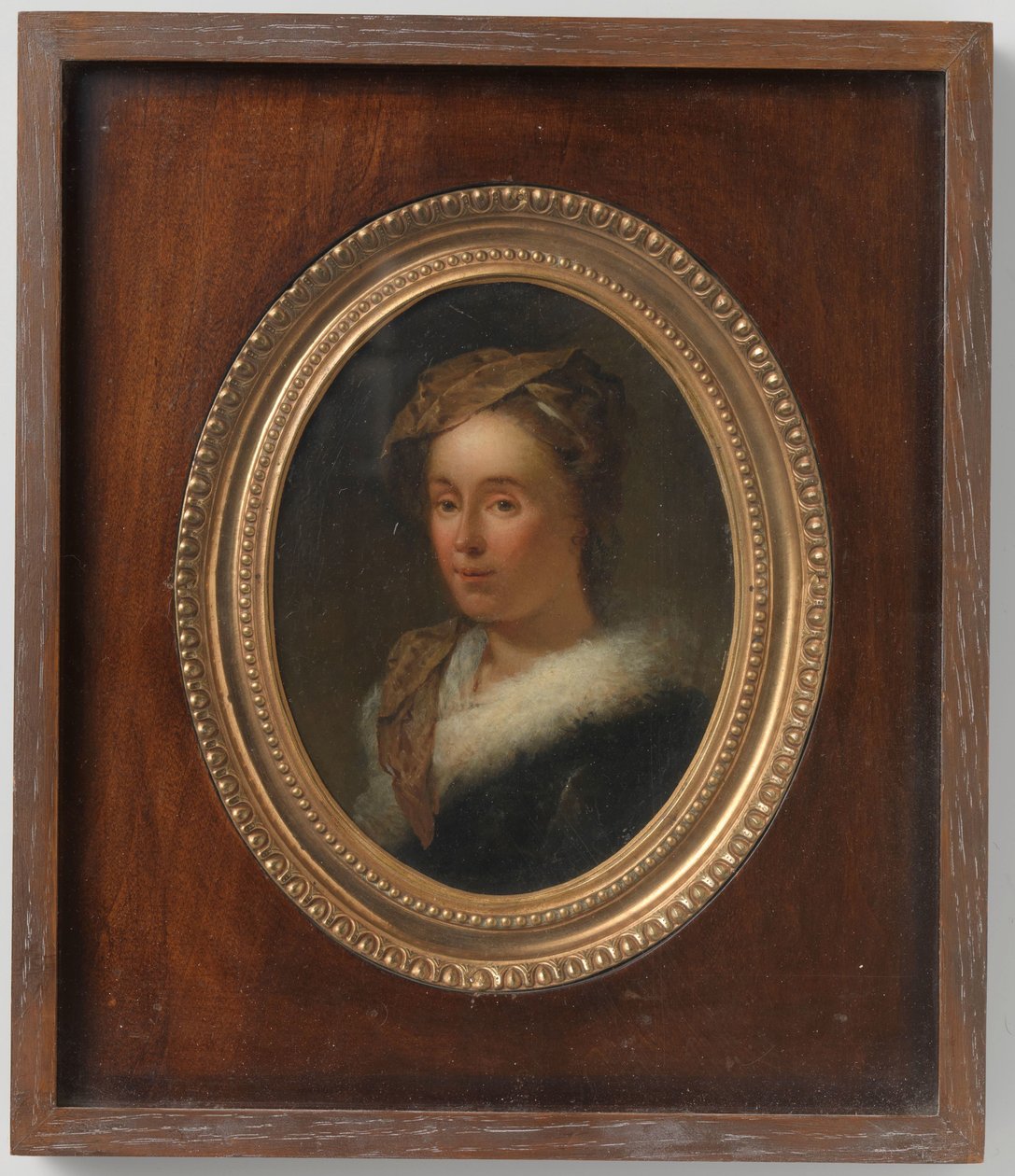 Portræt af Sara Stiermans, kunstnerens hustru af Dionys van Nijmegen