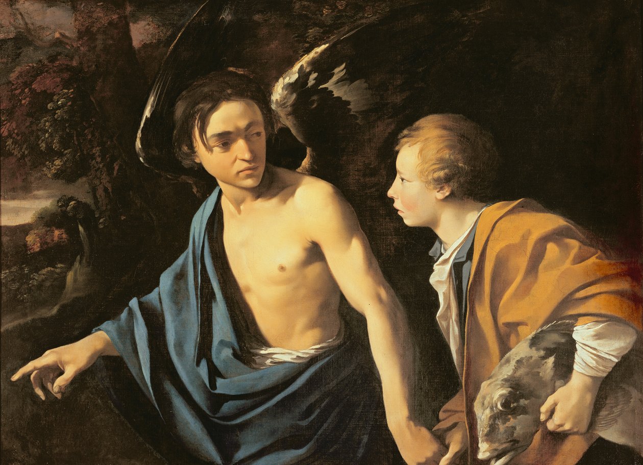 Tobias og englen af Dirck Baburen van