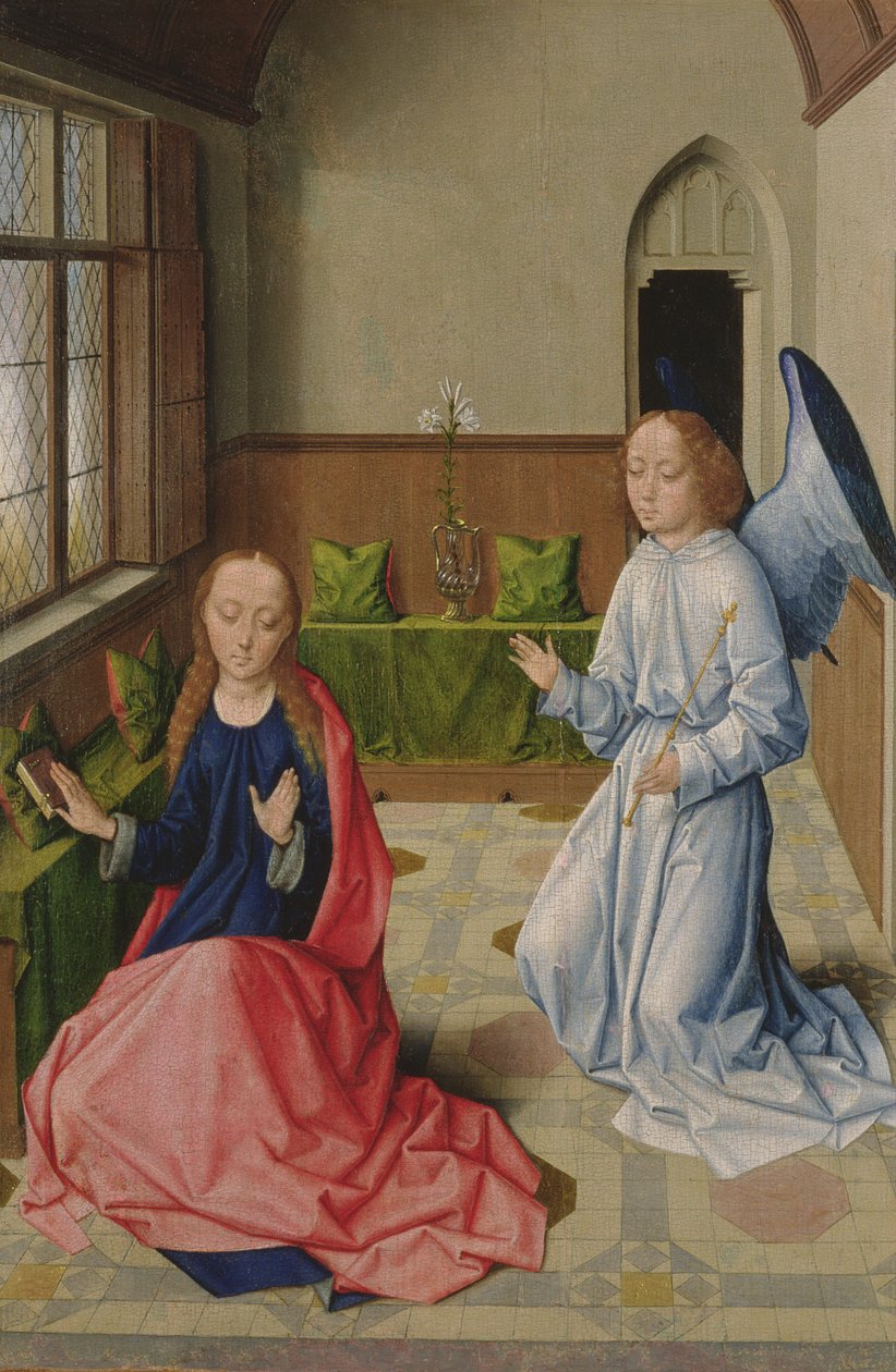 Bebudelsen, c.1480 af Dirck Bouts