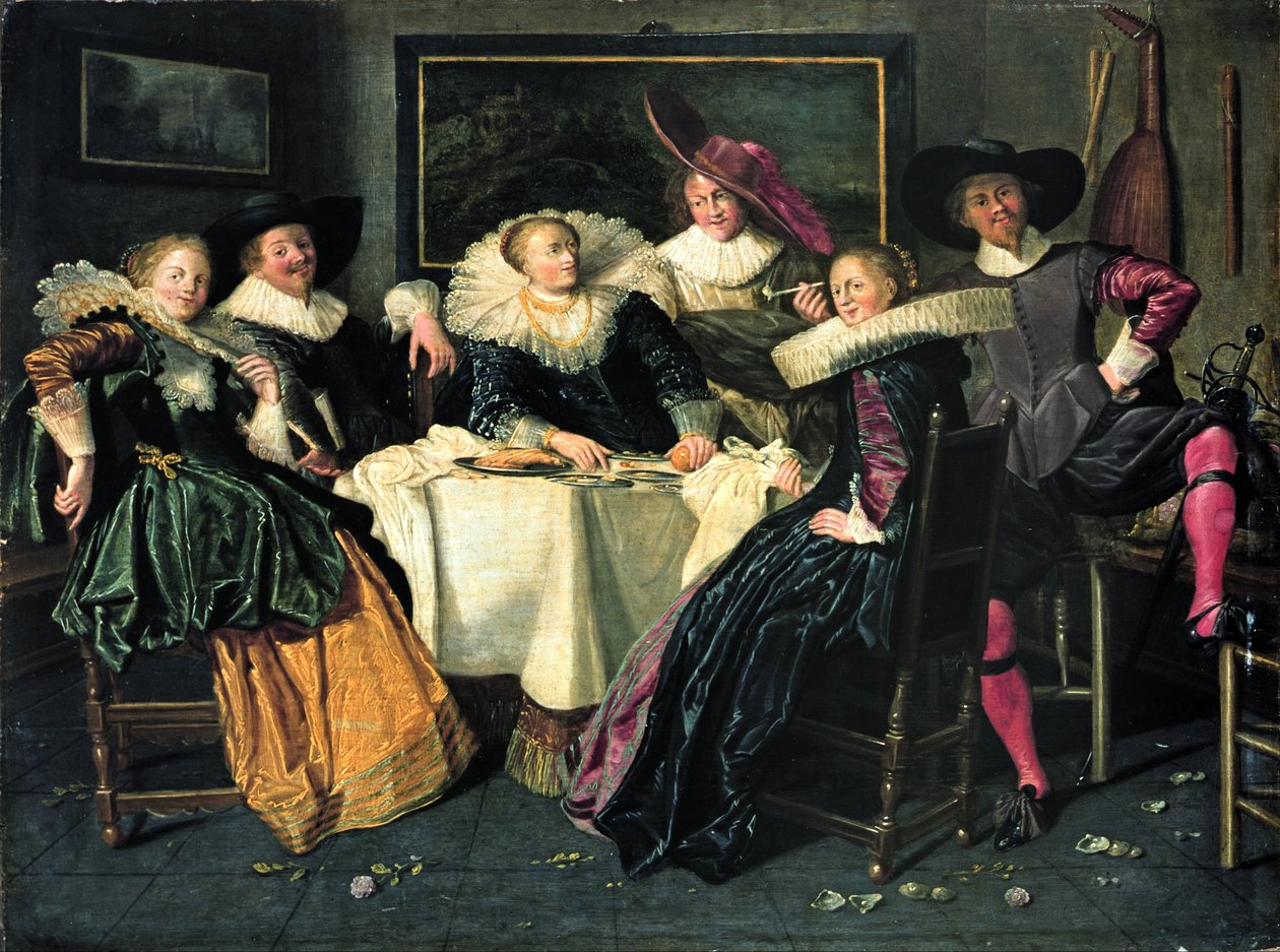 Glædelig virksomhed af Dirck Hals