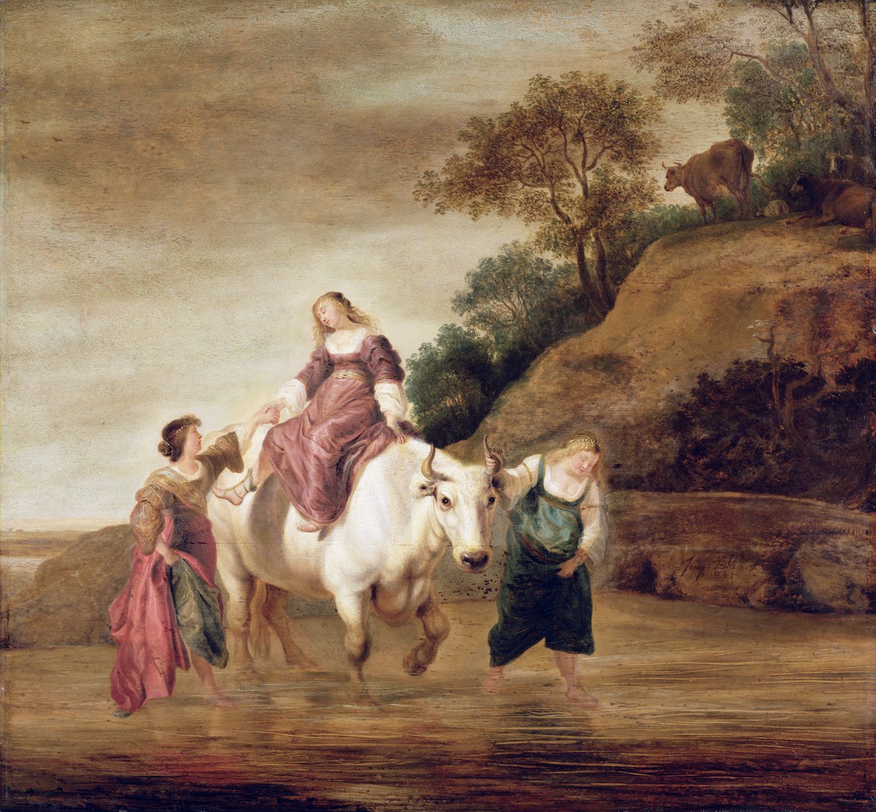 Europas voldtægt, 1643 af Dirck Bleker