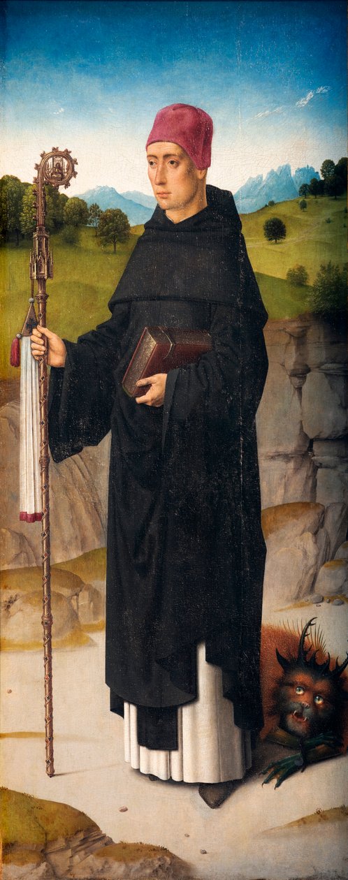 Sognekirke (Parochiekerk Sint-Pieter). Maleri. Dirk Bouts. Sankt Erasmus
