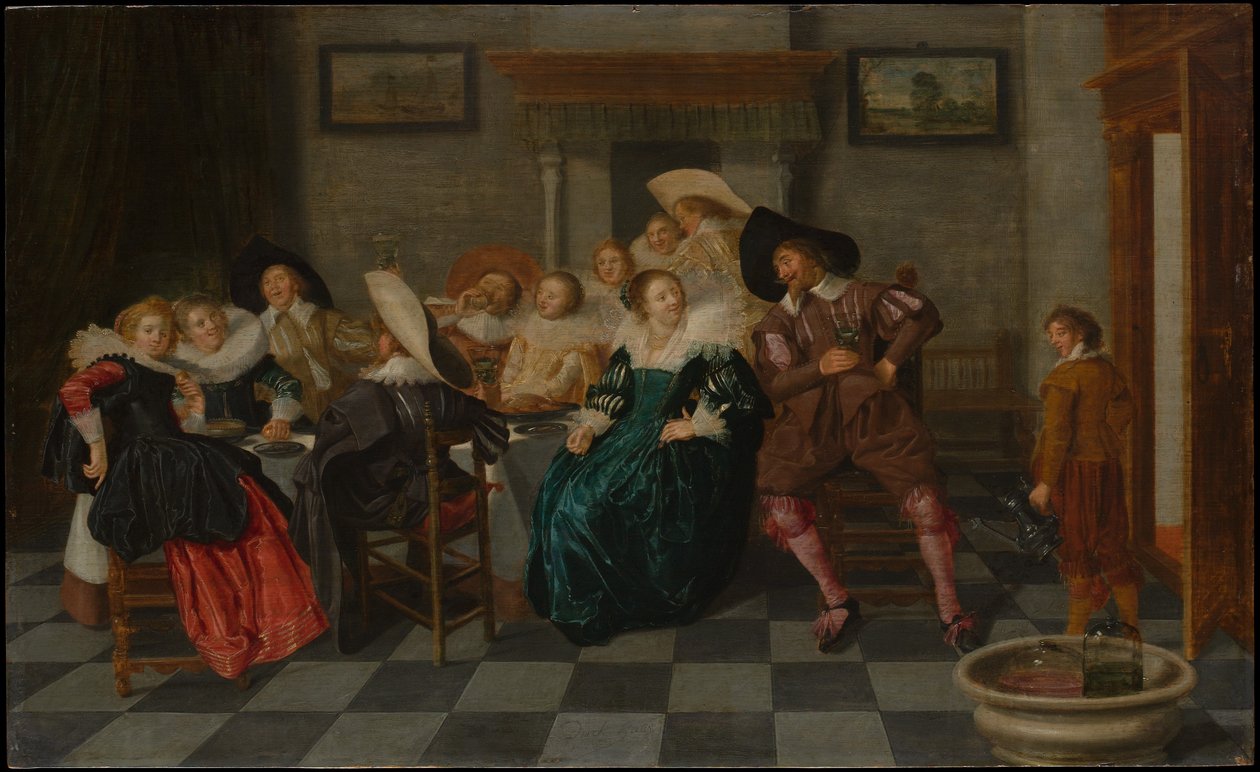 Et banket af Dirck Hals
