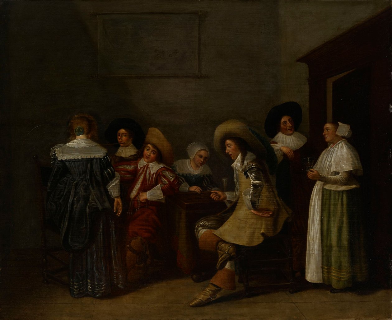 Et muntert selskab af Dirck Hals