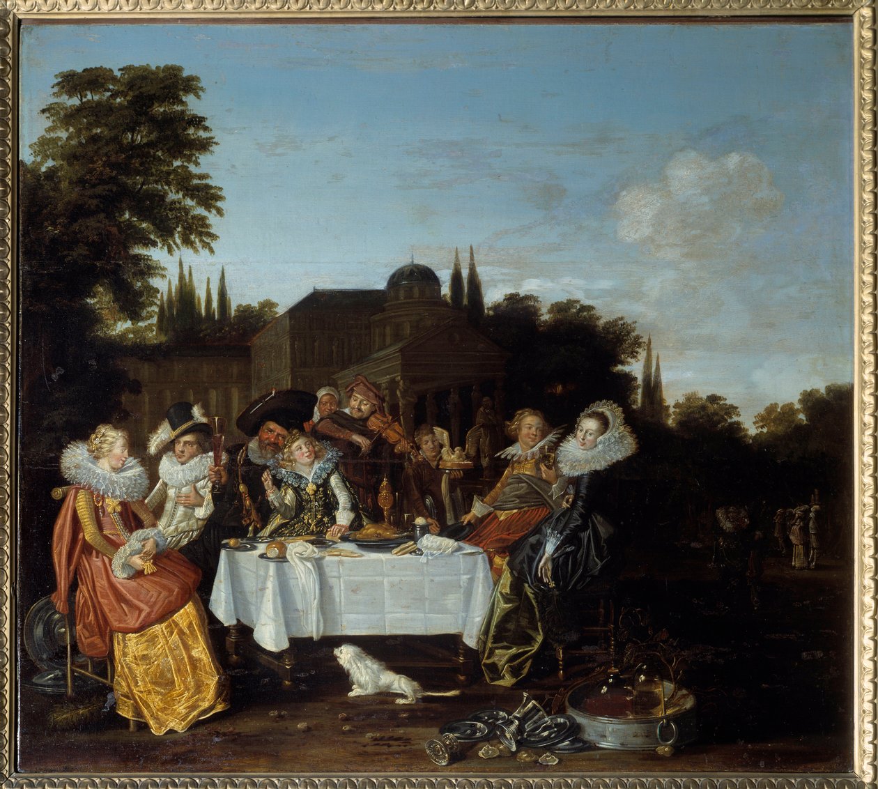 Landsfest. Maleri af Dirk Hals (1591-1656) af Dirck Hals