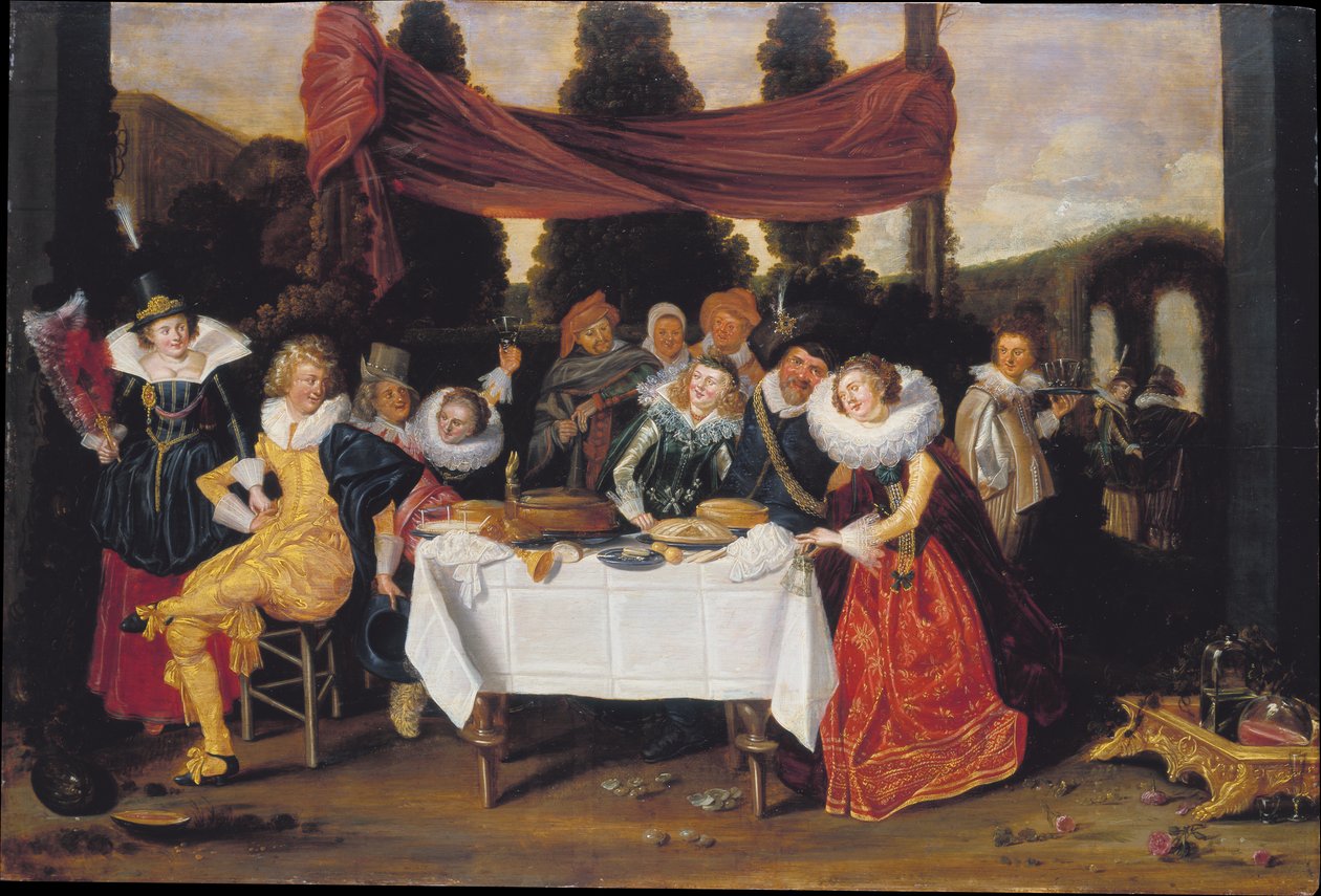 Muntert selskab af Dirck Hals