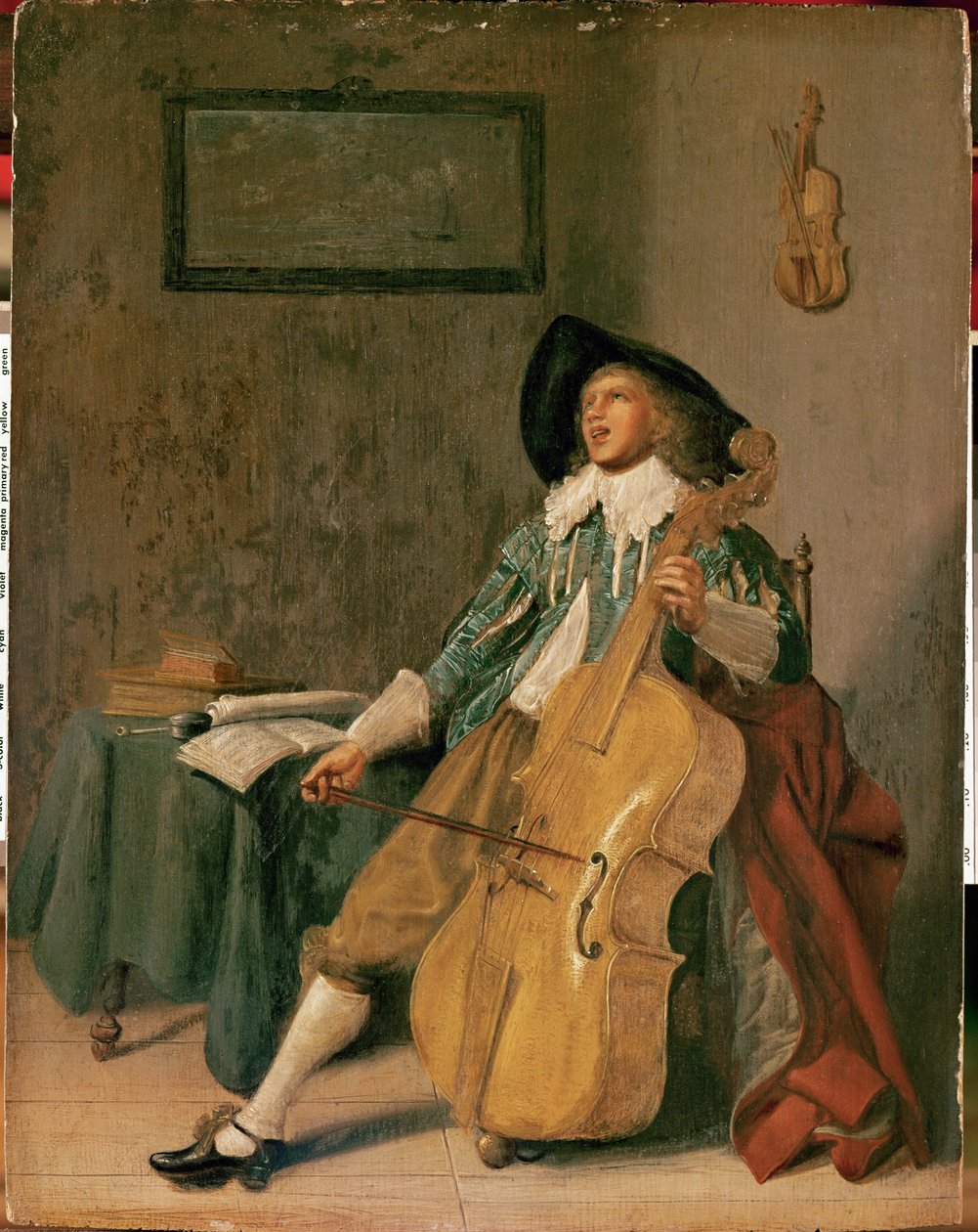 Cellospilleren af Dirck Hals