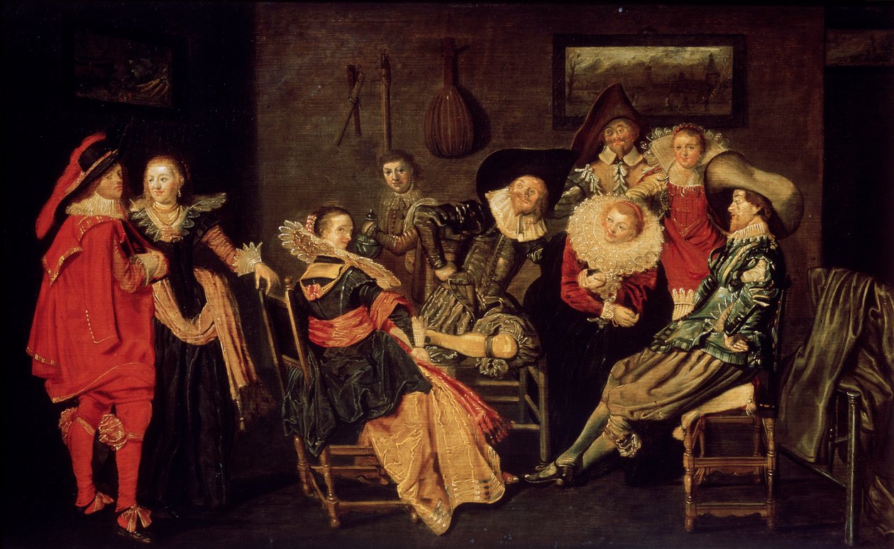 The Merry Company, 1600-tallet af Dirck Hals