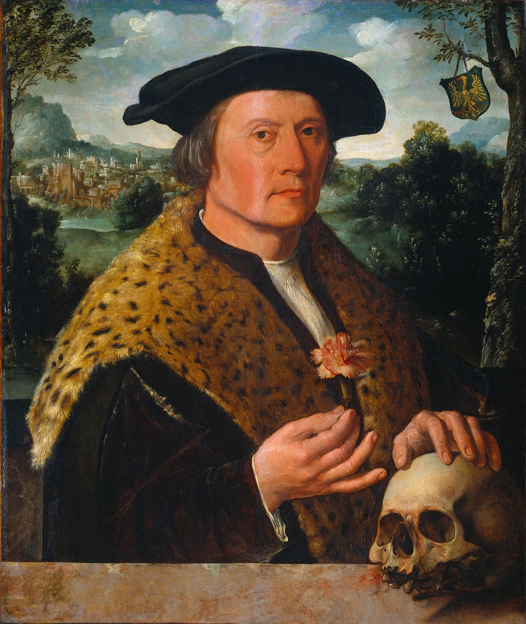 Portræt af Pompeius Occo 1483-1537, 1531 af Dirck Jacobsz
