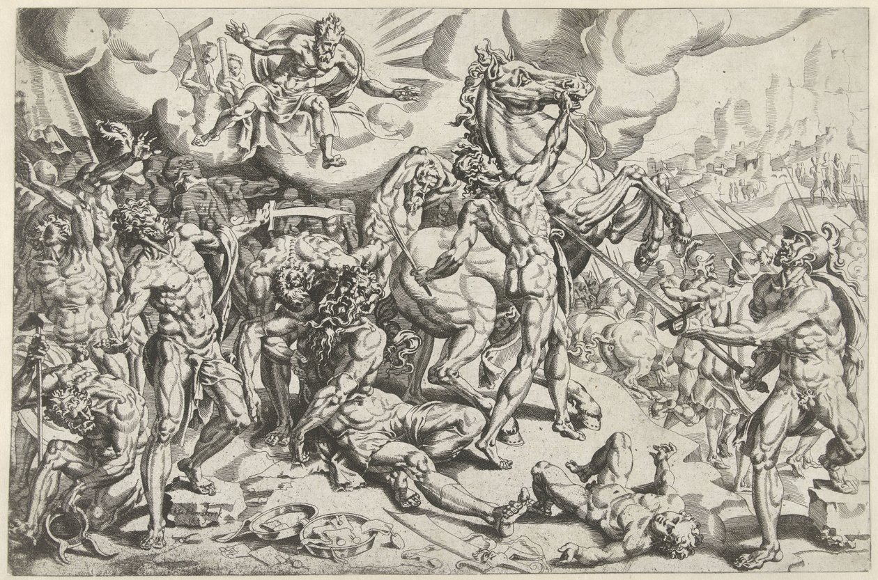 Omvendelse af Paulus af Dirck Volckertsz. Coornhert (attributed to)