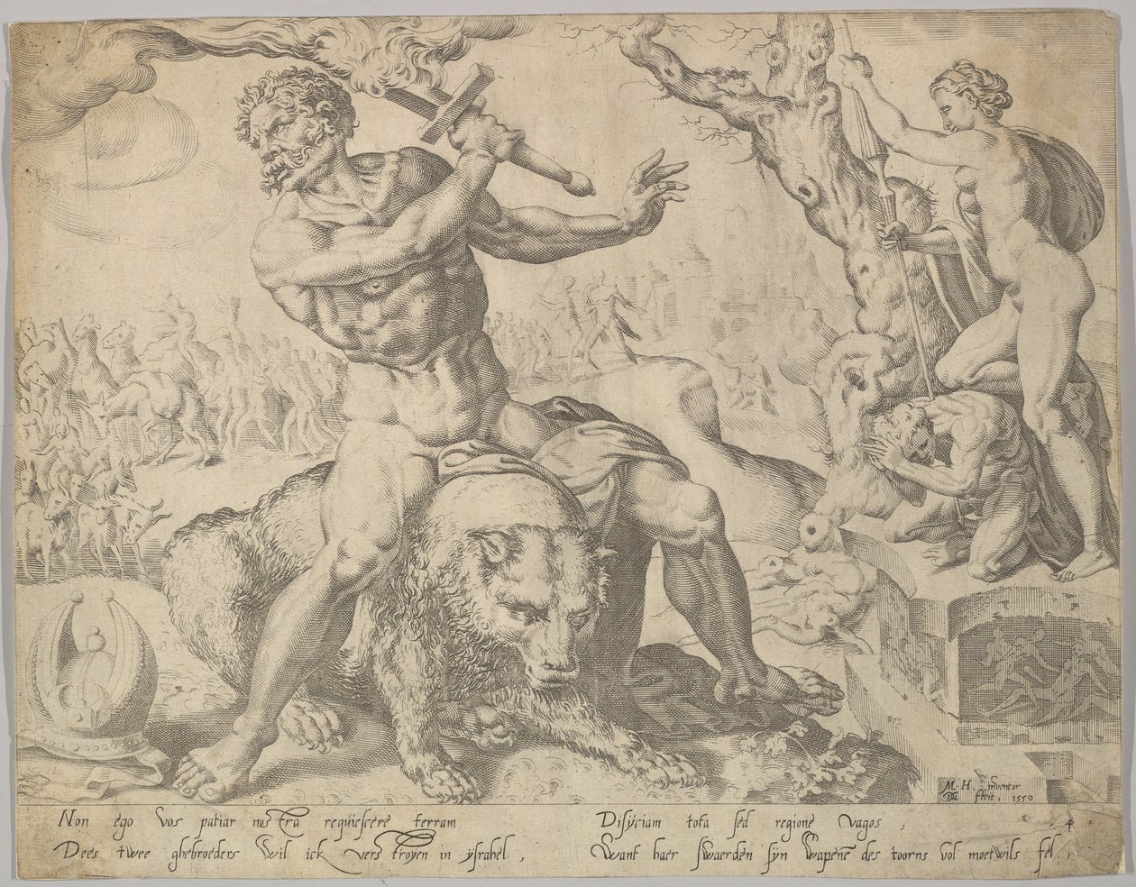 Levi, fra serien De tolv patriarker, 1550. af Dirck Volkertsen Coornhert