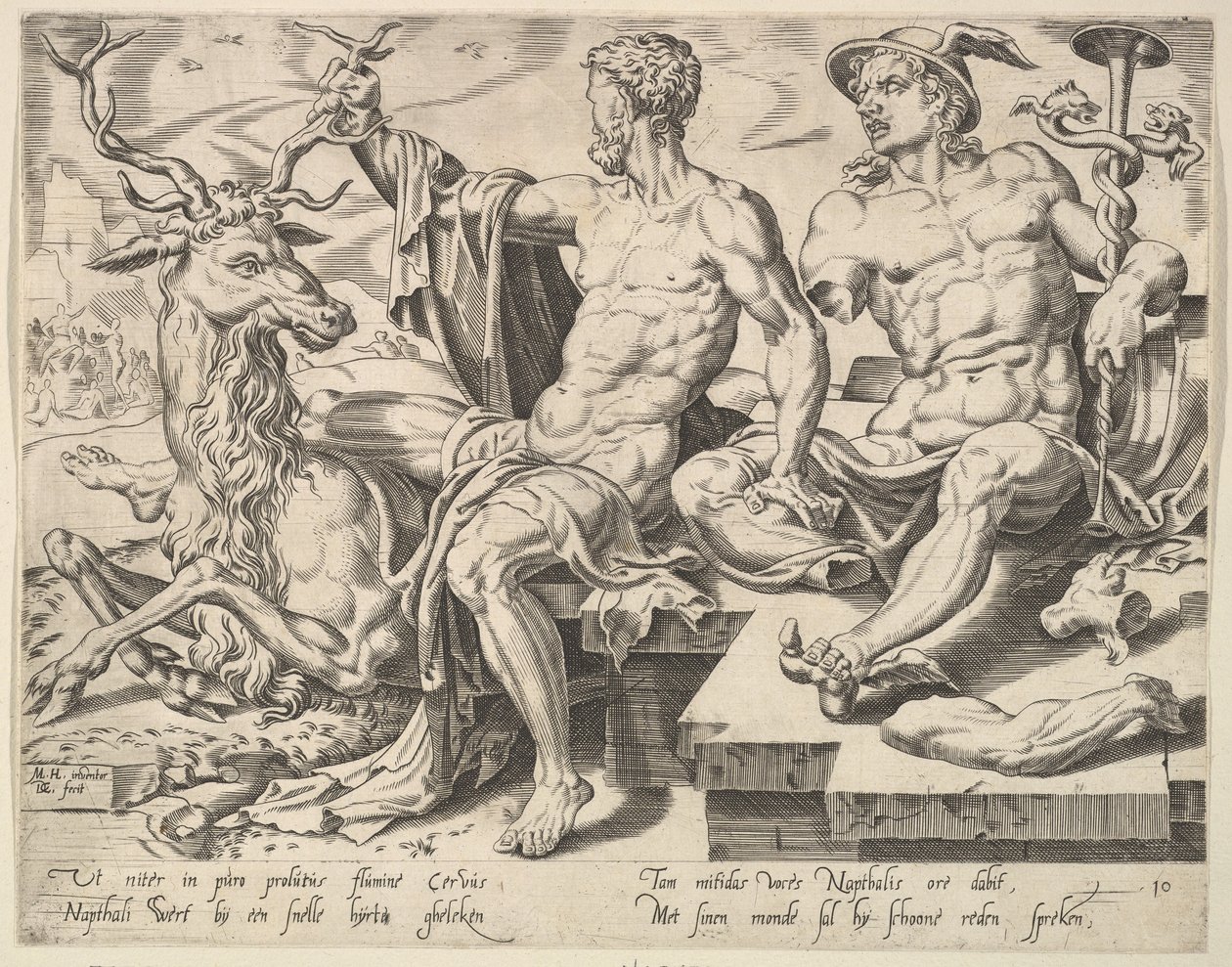 Naphtali, fra serien De tolv patriarker, 1550. af Dirck Volkertsen Coornhert