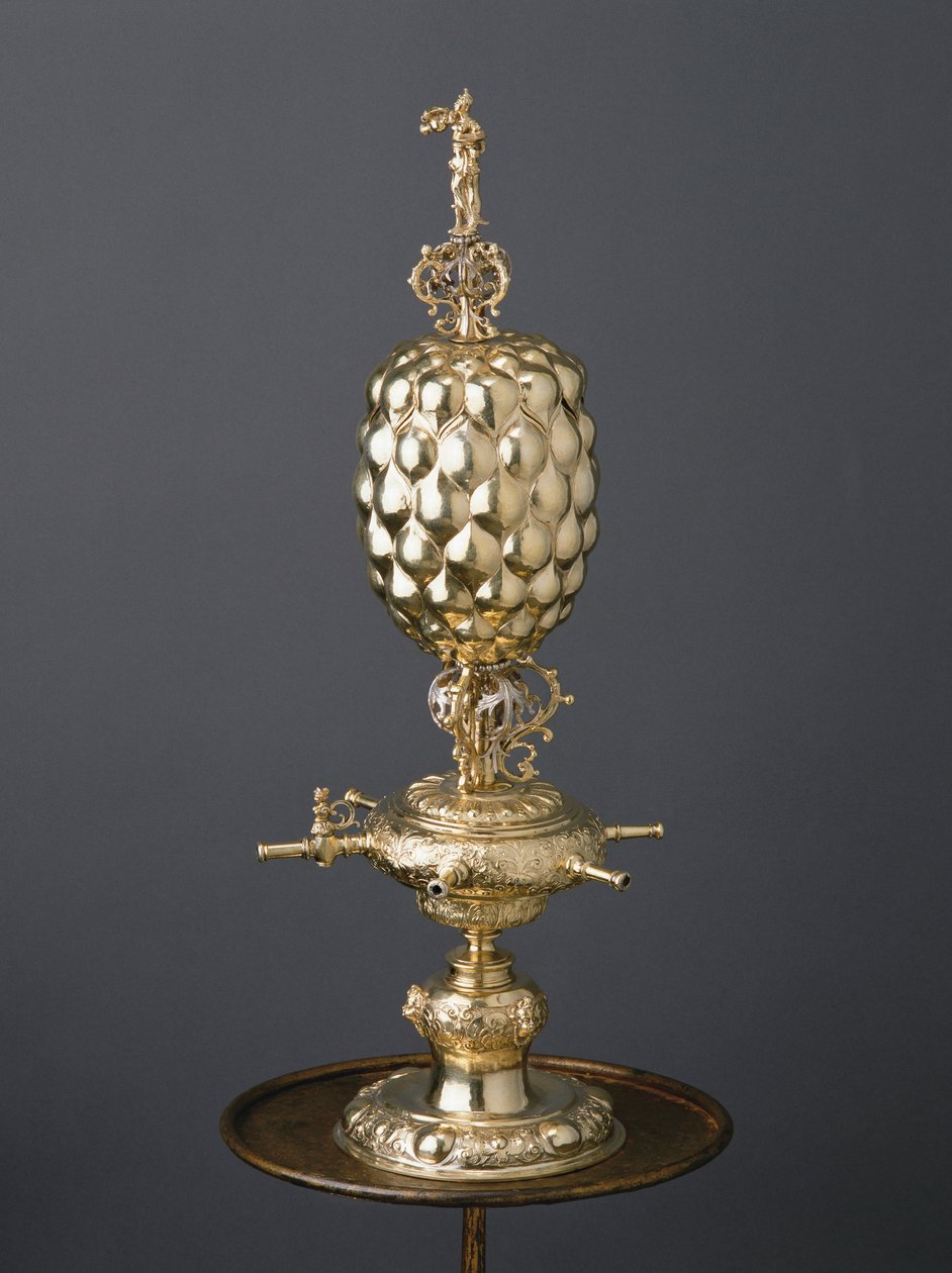 Pakkeforgyldt trick drikkebæger, ca.1630 af Dirich Utermarke
