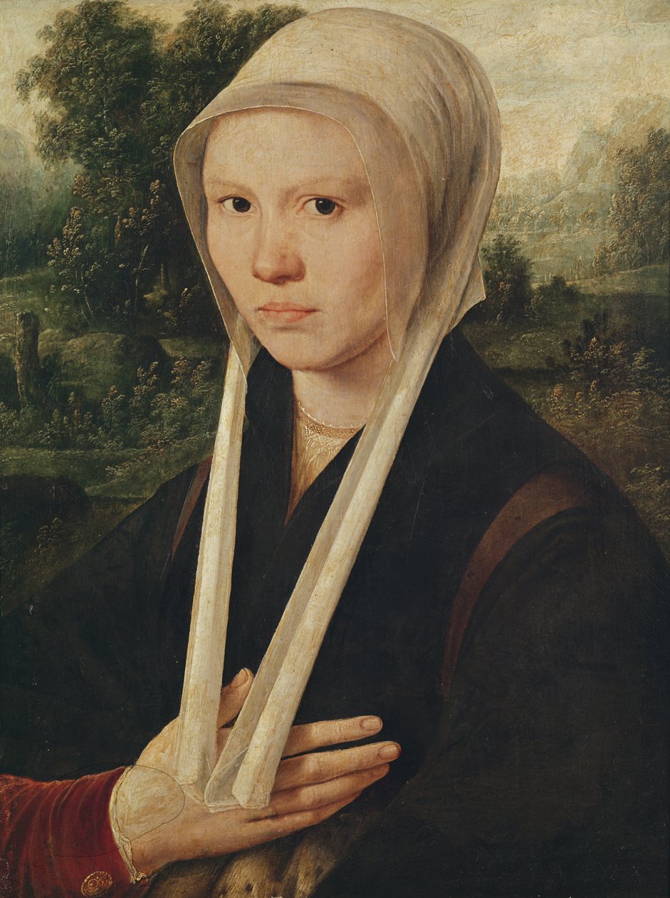 Portræt af en ung kvinde, ca. 1530 af Dirk Jacobsz