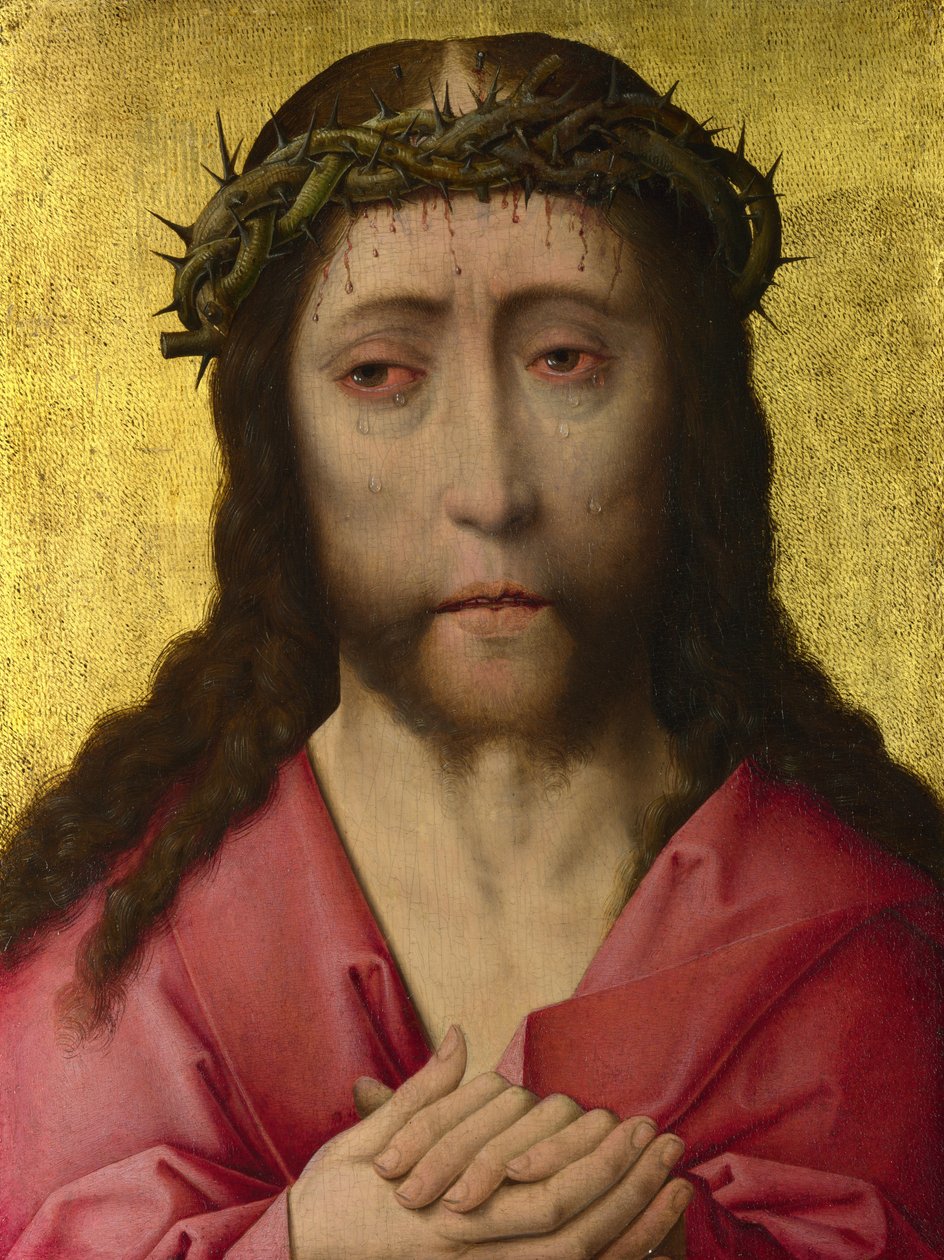 Kristus kronet med torne, ca 1470-1475 af Dirk Bouts