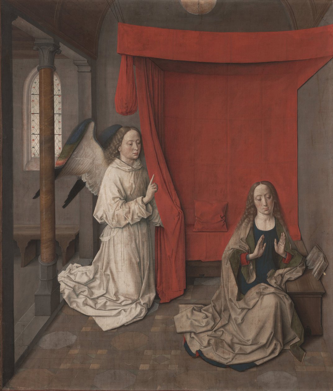 Bebudelsen, ca 1455 af Dirk Bouts
