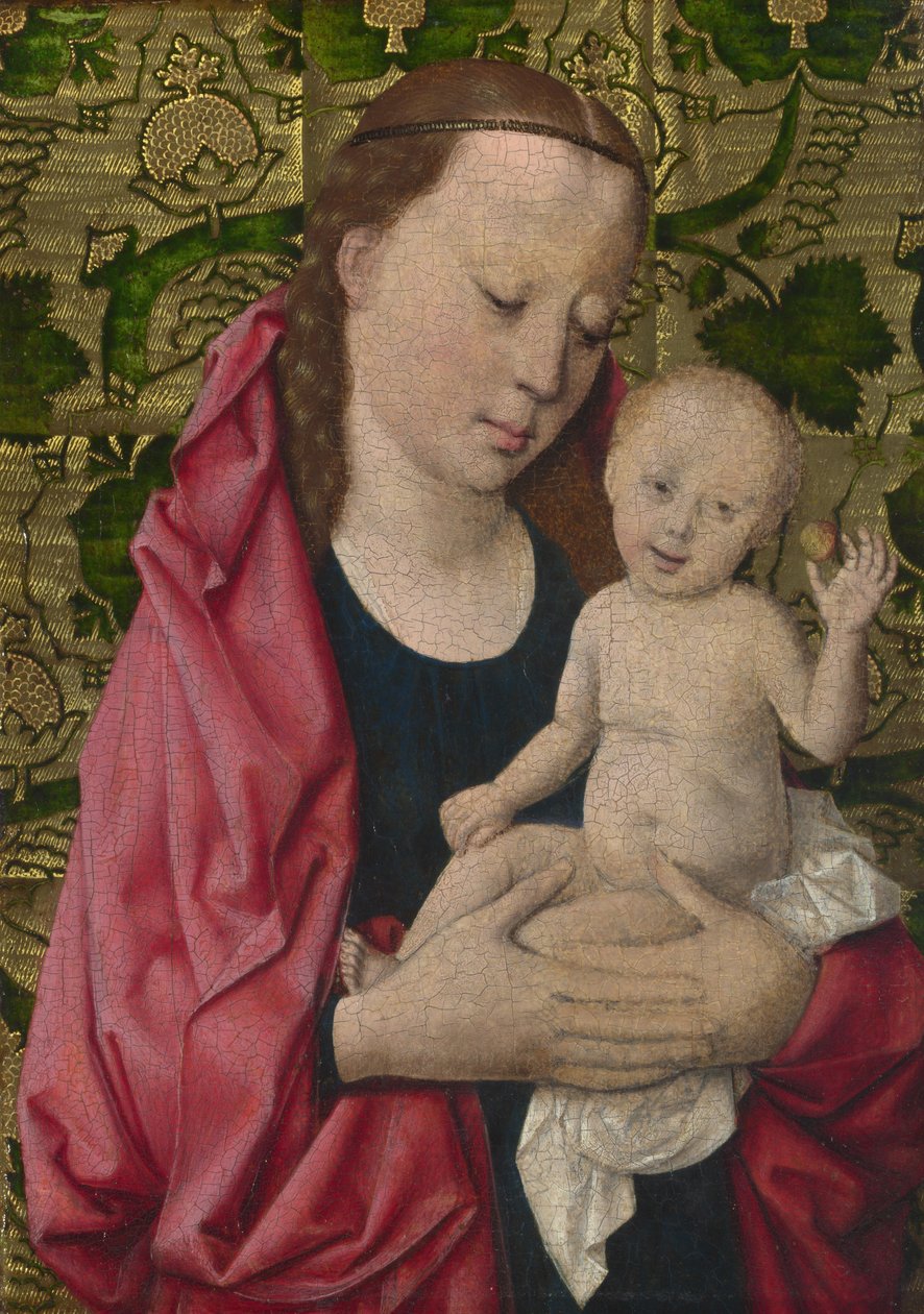Jomfruen og barnet, ca 1465 af Dirk Bouts