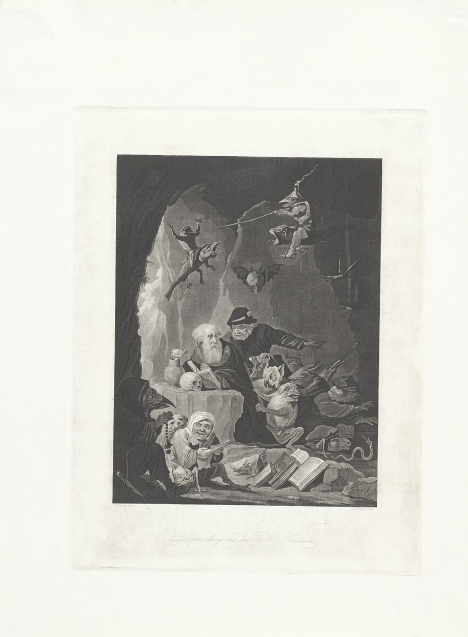 The Temptation of Saint Anthony (titel på objekt) af Dirk Jurriaan Sluyter