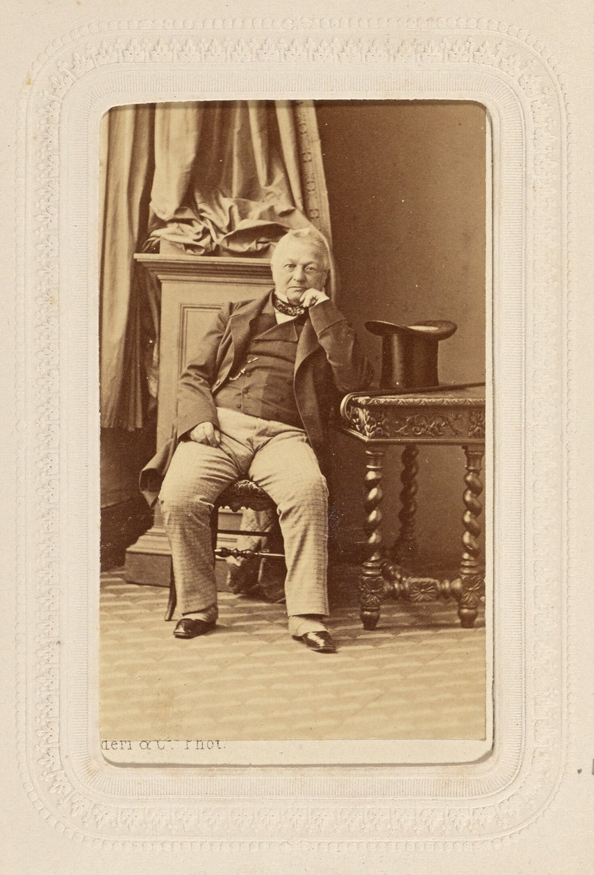 M. [Louis Adolphe] Thiers (1797 - 1877) af Disdéri and Cie.