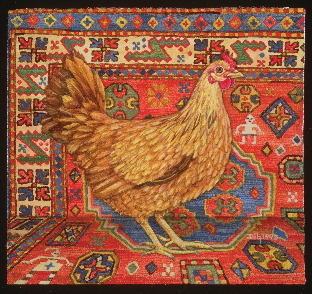 Brown Carpet Chicken, 1995 af Ditz