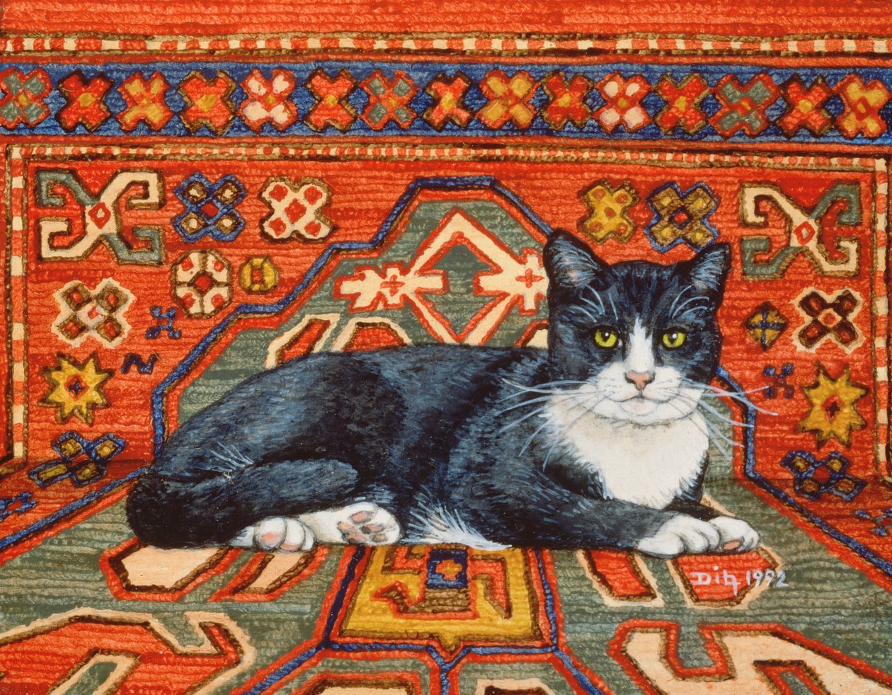 Second Carpet-Cat-Patch, 1992 af Ditz