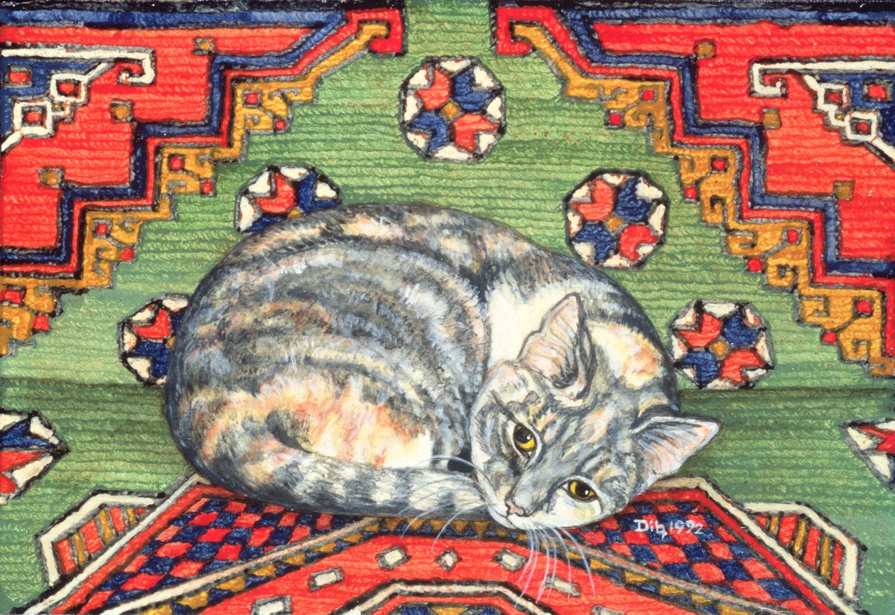 Tredje tæppe-katte-plaster af Ditz