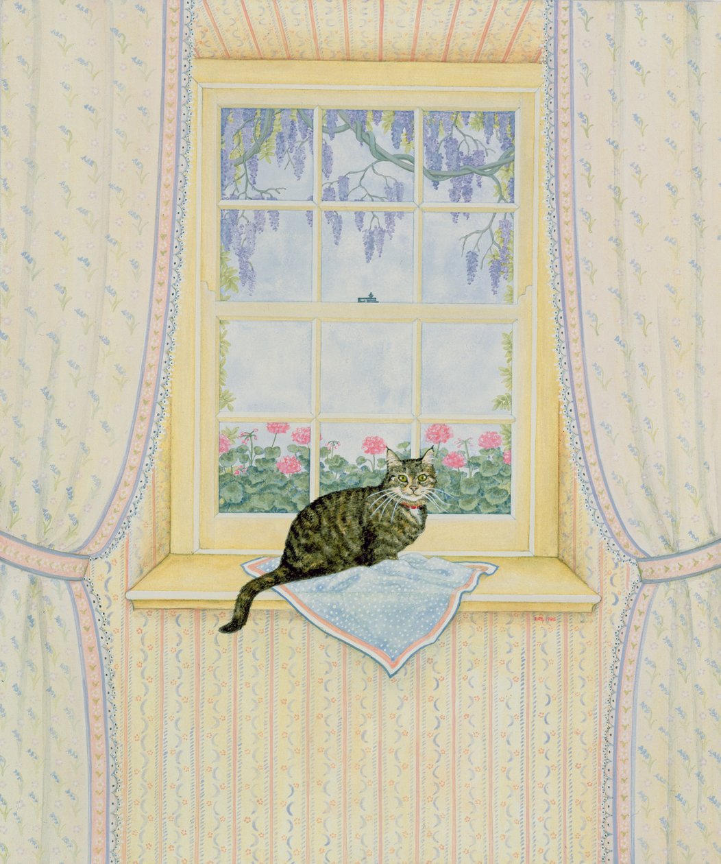 Wisteria kat af Ditz
