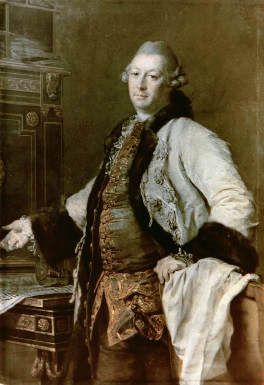 Portræt af Aleksandr Filippovich Kokorinov (1726-72) Arkitekt, direktør og første rektor for Kunstakademiet, 1769 af Dmitri Grigorievich Levitsky