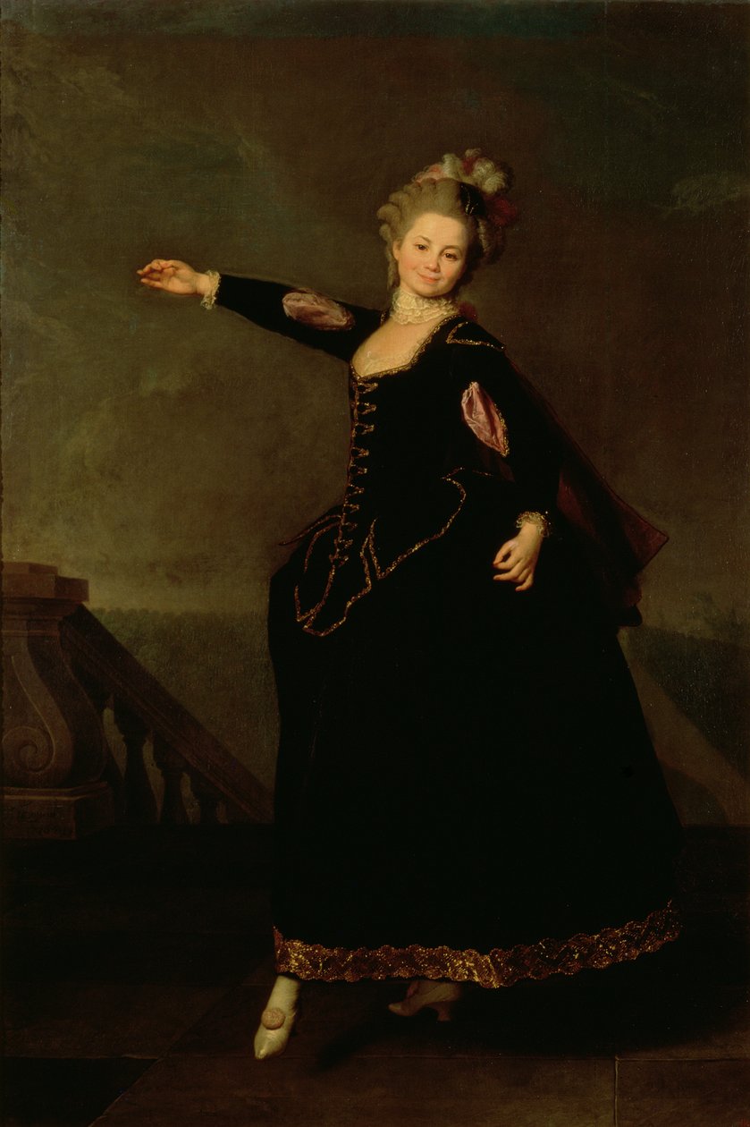 Portret af Natalia Semyonovna Borshova (1758-1843) 1776 af Dmitri Grigorievich Levitsky